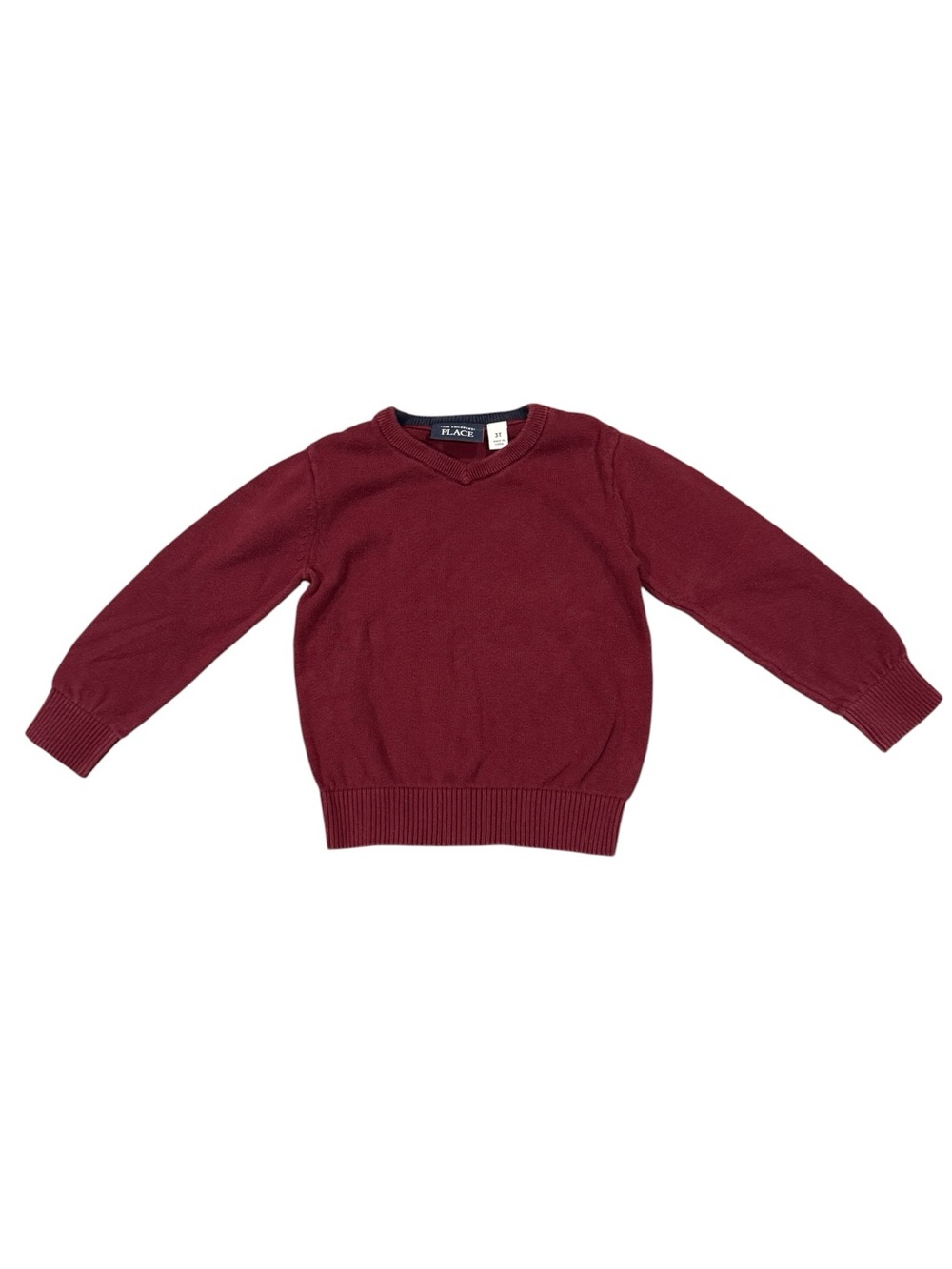 The Children's Place Maroon V-Neck Sweater
